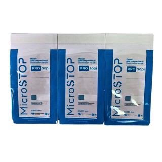 Microstop Крафт-пакети PRO-ЗОРІ з індикатором 4 класу 60×100 мм (UA) 1 уп. (100шт.)